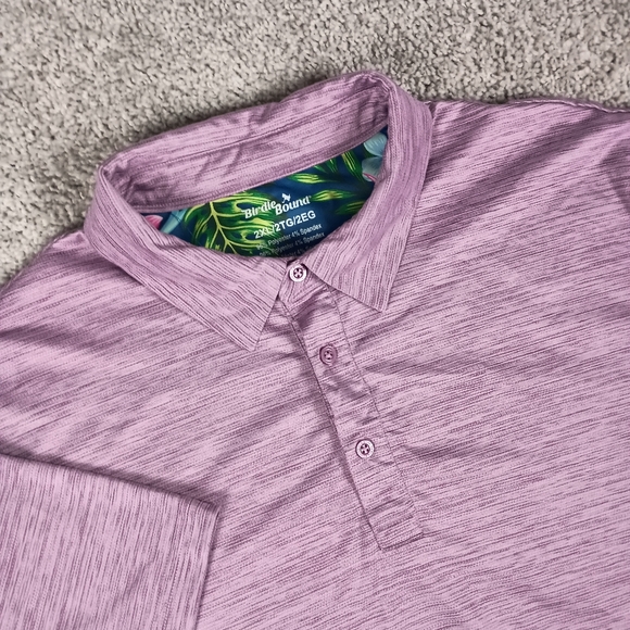 Birdiebound Other - Birdie Bound 2XL Purple Heather Mens Golf Polo Shirt